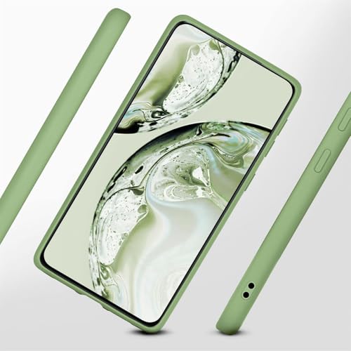 Coque silicone Samsung Galaxy S21 Plus souple et double couche vert mat - 2