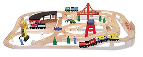 Melissa & Doug Wooden Railway Set - vue 2