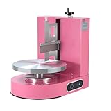 aromaoveite Esparcidor De Crema De Mantequilla para Pasteles, Modelo De 4 A 12 Pulgadas, con Plato Giratorio con Espátula Ajustable, Velocidad De 60 A 320 RPM, Adecuado para Pastelerías Pink