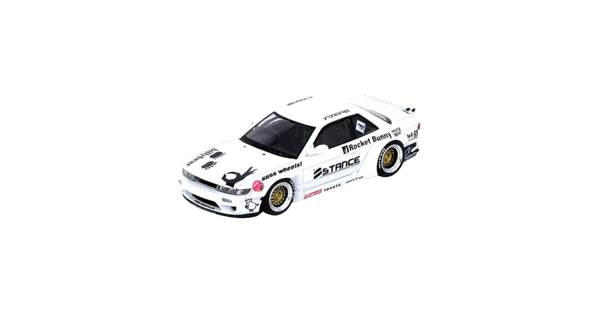 Amazon.com: Inno Models 1/64 Nissan Silvia S13 (V2) Pandem/Rocket