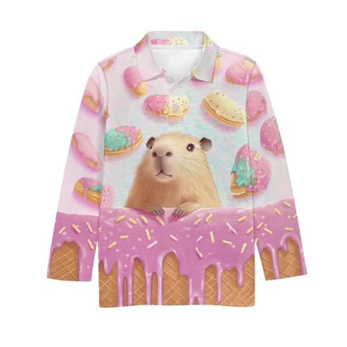 HUIACONG Kids Button Shirts for Boys Girls Children Under Shirts