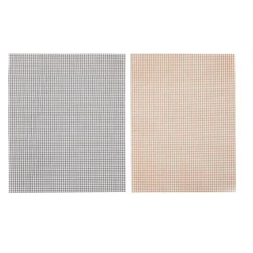 Homoyoyo BBQ Grillrostmatte Glasfaser 2 Stück Antihaft Wiederverwendbar Zuschneidbar Grillzubehör für Picknick und Restaurant