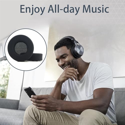 Repuestos Almohadillas para Corsair Virtuoso RGB Wireless XT SE, Almohadillas Auriculares Corsair Virtuoso, Piezas de Repuesto con Tela de Malla Suave y Espuma de Memoria - Negro MF miniatura 7