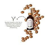 Veda Naturals® Arganöl (100ml) kaltgepresst – vegan – rein & natürlich (Argania Spinosa) aus Marokko – Laborgeprüft - Cosmos Natural certified
