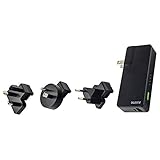 Lieferumfang: 1x Leitz Universelles Wandladegerät und Power-Bank, Complete, Schwarz, 63070095, Inklusive EU, US, UK, AU / NZ, Stecker, BxHxT: 2,5 x 10,5 x 4,3 cm, Gewicht: 0,12 kg