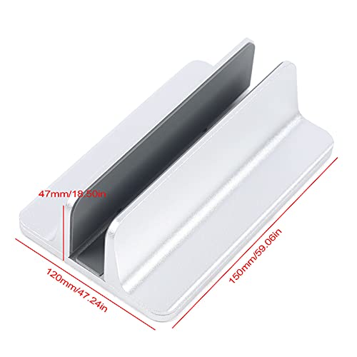 Uniwersalny stojak na laptopa, regulowany pionowy stojak na biurko, szerokość 14-40 mm, stabilny aluminiowy stojak na laptopa, ergonomiczny, przenośny i przenośny organizer miejsca pracy