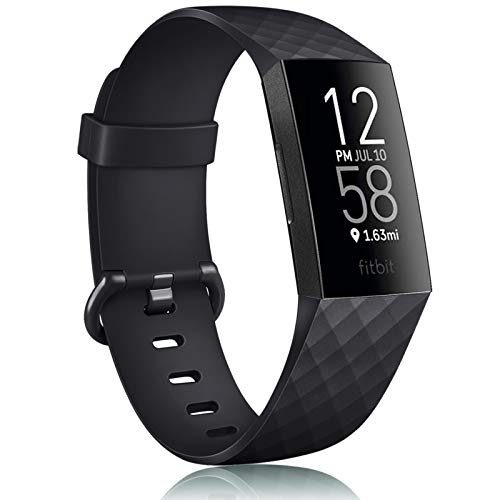 for Fitbit Charge 4/Charge 3/Charge 3 SE �o���h �x���g �����p�o���h �_�炩�� TPU �o���h �����\ ���F�I�� �X�|�[�c�o���h (Large, ��)