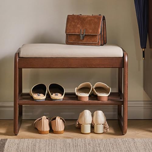Banc à chaussures gain de temps pour optimiser votre petite entrée