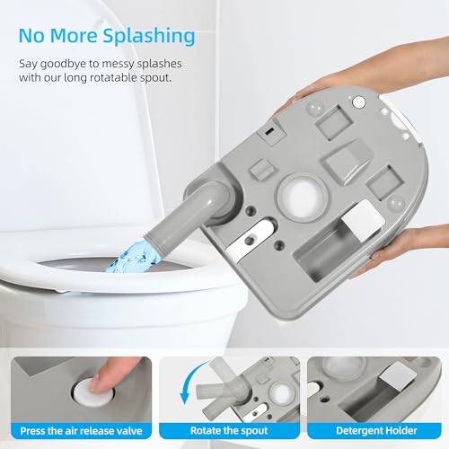 Yitahome MAYIHSWSRW 6.34 Gallon Portable Toilet For Camping, Rv Travel Porta Potty Leak-Proof thumb #3
