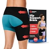 Hip Brace Thigh Compression Sleeve | Sciatica Pain Relief Device | Hamstring & Groin Compression Sleeve Wrap for Sciatic Nerve Relief | Hip Support Braces Thigh Brace for Women & Men SMALL / RIGHT LEG