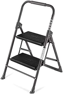 Outdoor Home Dual-Purpose Step Stool,Ladder Herringbone Ladder Thickening Two Three Four Steps Indoor Multi-Function Ladder Chair Chair Dual-Use Climbing Ladder Step Stool,2-Step,2-Step ()