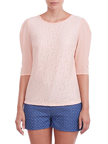 Chemisier en dentelle de qualité supérieure coupe classique pour femme taille 44