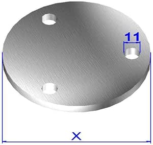 Dicke 1-5mm Ronde Edelstahl Scheibe Platte Rund Blech V2A Geschliffen Dicke 1-5mm Ronde Edelstahl Scheibe Platte Rund Blech V2A Geschliffen