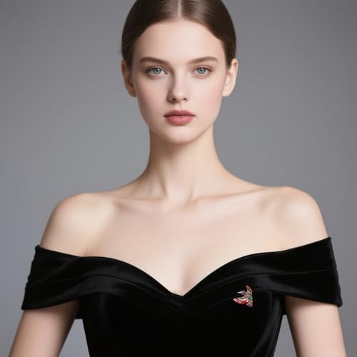 Image of Enamel Bird Brooch for Women Rhinestones Owl /Hummingbird /Eagle /Toucan Lapel Pin Cute Bird Brooches Jewelry Gifts for Mom Wife