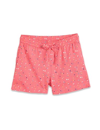 Image of Amazon Brand - Symbol Girls Flared Fit Printed Rayon Shorts | Elasticated Waistband | Age 2-14 Years
