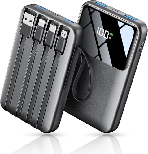 HELLEE Power Bank, 15000mAh Portable Charger Dark Brown