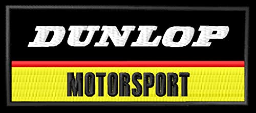 Dunlop Motorsport Patch Racer Racing Moto Motobike Aufnäher parche Bordado brodé patche écusson Toppa ricamata