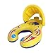 Schwimmreifen Bild Aufblasbarer Ring Schwimmen Ring Gelbe Cartoon Baby Wasser Spielzeug Kindersitz Sicherheitsschutz Floating Schwimmbad 1-5 Jahre alt