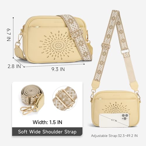 Image of APHISON Crossbody Bags for Women Trendy,Vegan Leather Small Crossbody Purses Shoulder Handbags with Adjustable Strap