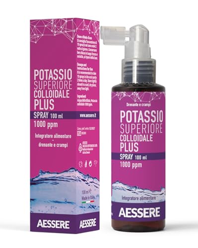 Aessere Potasio Superior Colloidale Plus Spray 1000 Ppm, 100 ml