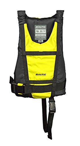 Baltic Paddler Schwimmhilfe Kanuweste für erfahrene Schwimmer auf Binnengewässern, Farbe:gelb/schwarz, Größe:30-50kg