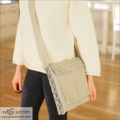 Indygo Junction Recycled Cargo Pocket Purse Sewing Pattern #TOP4