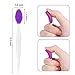 Aooba 6PCS Lip Scrub Brush, Double-Sided Soft Silicone Exfoliating Lips Brushes Tool for Smoother Skin and Lip Exfoliator Treatment