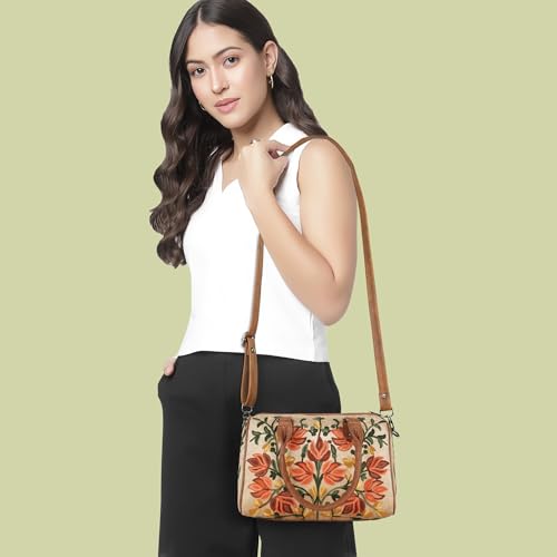 EVEDA leather sling bag – image 6