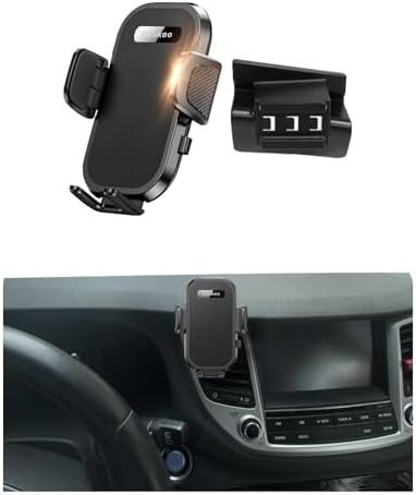 Upgraded Car Phone Holder Fits for Hyundai Tucson 2016 2017 2018 2019 2020 2021 Auto Accessories,Cradles Adjustable Cell Phone Mount for 4-7 in Phones image 3