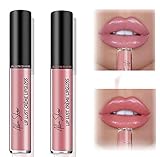Onliane1 Waterproof Lip Gloss 2 Pack, 12 Color Cream Texture Lipstick Waterproof Allen Shaw Lip Lust...
