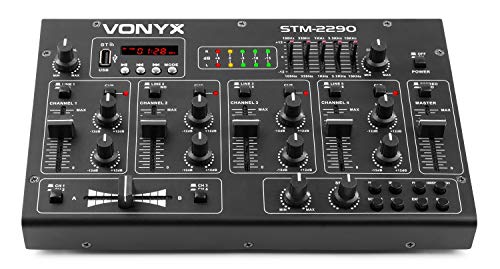 Vonyx STM2290 8 Kanaals DJ Mixer met Bluetooth, MP3 & geluidseffecten - Image 8