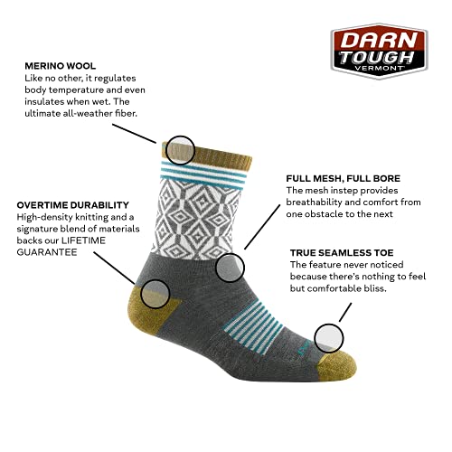 Darn Tough Women's Sobo Micro Crew Lightweight Hiking Sock (Style 1977) -2