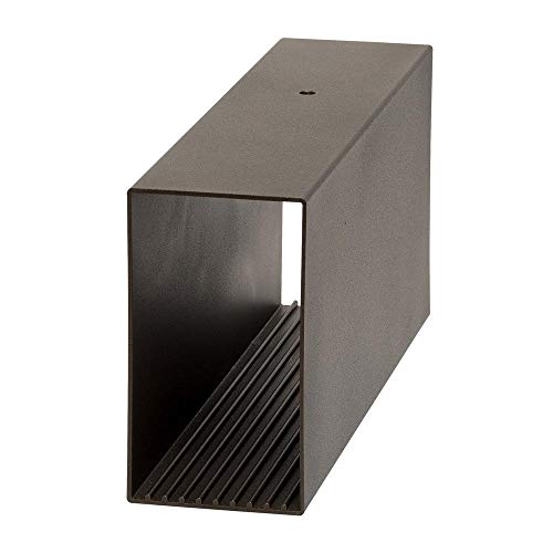 Whitehall 15974 Aluminum Newspaper Box with Back Plate in Bronze