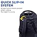 J World Sunny Rolling Backpack for Kids. Roller Bag With Wheels, Black