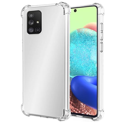 Yerebel Case for Galaxy A71 5G Case, Samsung A71 5G SM-A716U Cute Case, Clear Flexible Bumper TPU Soft Rubber Silicone Cover Phone Case for Samsung Galaxy A71 5G Crystal Clear