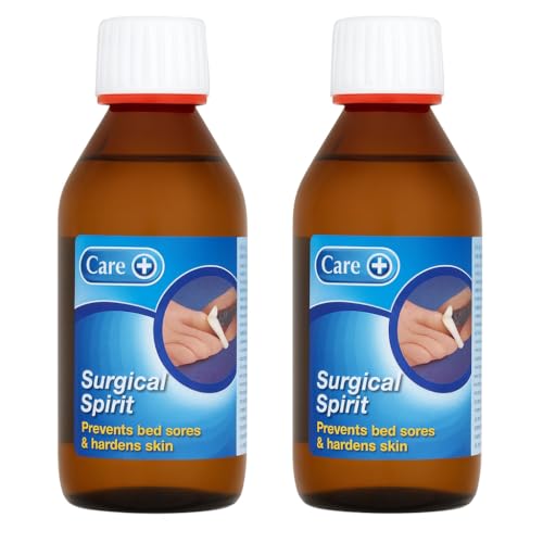 Care Surgical Spirit For Skin Wound Cleanser Prevents Bed Sores and Hardens Skin Multipurpose First Aid Antiseptic Volume 200 ml (2 Packs)
