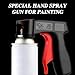 CHRYMUM 2PCS Instant Aerosol Trigger Handle, Instantly Converts Spray Cans into Spray Guns - Full Hand Grip, Reusable, Easy to Clip-On & Off - Universal Fit, Use on Spray Paint, Adhesives, Lubricants