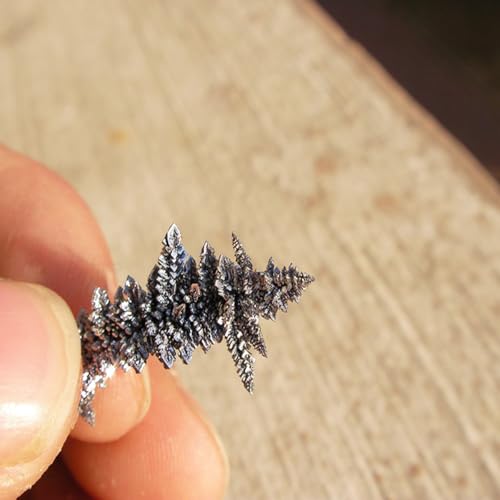 10 Grams Pure Vanadium Metal Crystalline Dendritics, 99.9% High Purity V Crystals Distilled for Lab Experiments and Periodic Table Element Specimen Collection