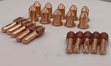10Pcs 120574 Electrode and 10Pcs 120606 Nozzle for Hypertherm PMX 600 800 900 Plasma Consumables