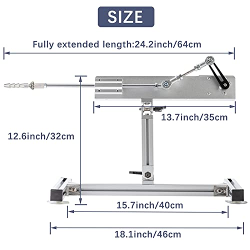 Jqdml Cycle Diy Reciprocating Linear Motor,12V Long Adjustable Stroke 1.18Inch-6 Inch 20Rpm-95Rpm Variable Speed Max Thrust 3Lbs-30Lbs With Remote Controller Speed Regulator Jq-Rl-Yy05 (12V150Mm95Rpm) #TOP4