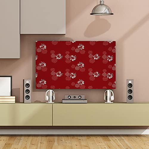 Image of Glassiano Marigold Dustproof Printed 55 inch LED TV Cover Screen Protector Compatible for All Models, Print 23