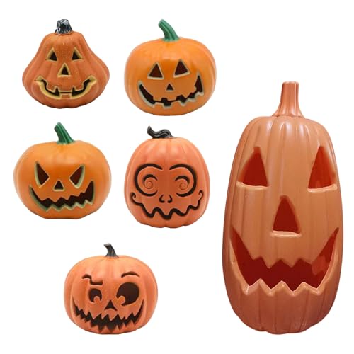 Citrouille d'Halloween décorative incassable pour intérieur et extérieur - 8