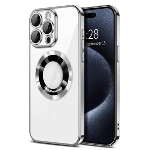 iPhone 16 15 14 Plus 13 12 11 Pro Max �p�}�O�l�b�g�g�僁�b�L�P�[�X�A���C�J�o�[�A10K �K���X�ی�J�����A�V���o�[�AiPhone 12 Pro �p