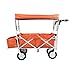 Utility Pull Wagon Carro Plegable Plegable con Toldo Extraíble, Gran Capacidad Y 4 Ruedas Grandes para Acampar Al Aire Libre, Barbacoa, Jardinería, Compras, Playa, Eventos Deportivos