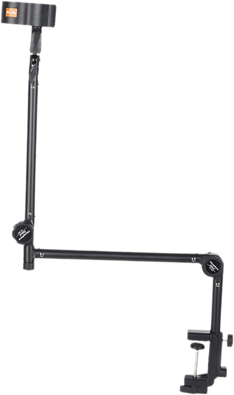 2セットマイクアーム スタジオポッドキャスティング用プロフェッショナル頑丈マイクスタンド ABSベース