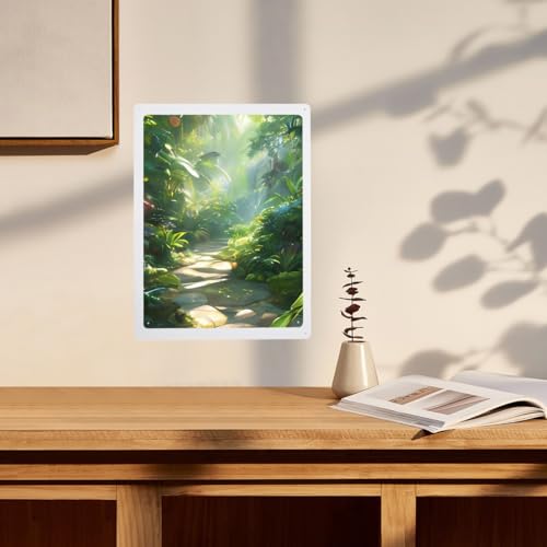 Alipis Leeres Metallschild 15.75X11.81 Zoll Robuste Aluminium-Blechplatte Für Kreative Diy Bastelprojekte Wanddekoration Vintage Stil Blanko Metalltafel Für Personalisierte Kunstwerke