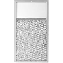 Range hood Filter with Light Lens Replacement for Broan R610027 SR610027 1568322 1568323 PM25WW PM25BL AL9245 Aluminum Mesh Grease Lens Range Hood Replacement Filter 7-5/8 x 14-1/8 x 3/8 Inch