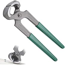 Carpenters Pincers, 201mm End Cutting Pliers, Top Cutting Pliers Heavy Duty Nail Puller Tool with Comfort Grips,12pieces