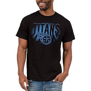 Junk Food Clothing x NFL – Tennessee Titans – Team Spotlight – Unisex Adult Short Sleeve Fan T-Shirt for Men and Women – Size Large