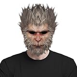 Black Myth: Goku cosplay Halloween Costume Goku Headgear Journey to the West Oriental Culture Monkey Mask Game Roleplay (A)